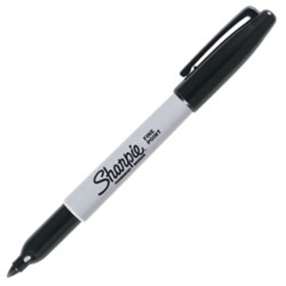 Sharpie Permanent Fine-Point Marker, Black (Min Order Qty 52) MPN:30051