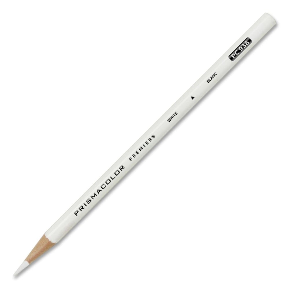 Prismacolor Professional Thick Lead Art Pencil, White, Set Of 12 (Min Order Qty 3) MPN:3365