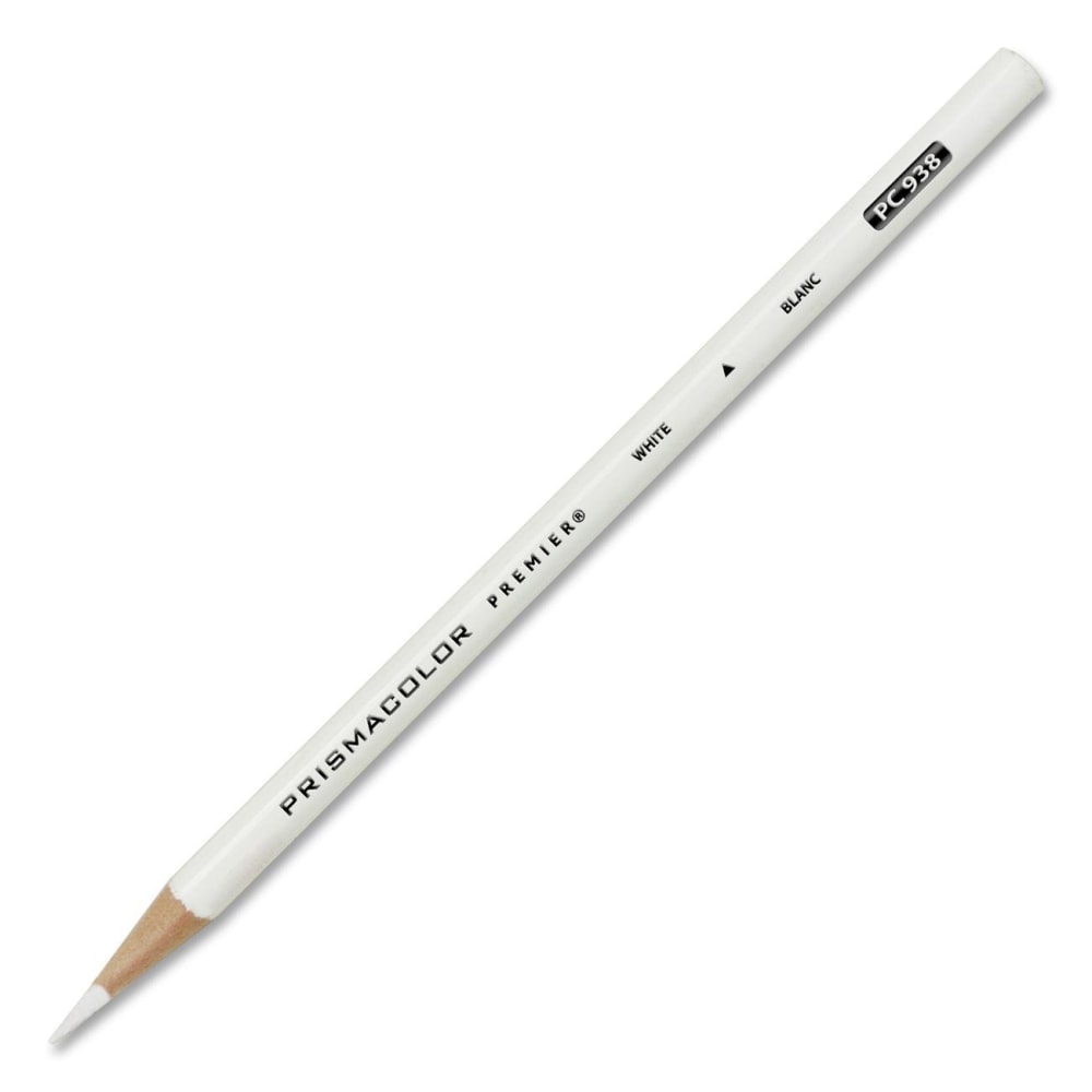 Prismacolor Professional Thick Lead Art Pencil, White, Set Of 12 MPN:3365