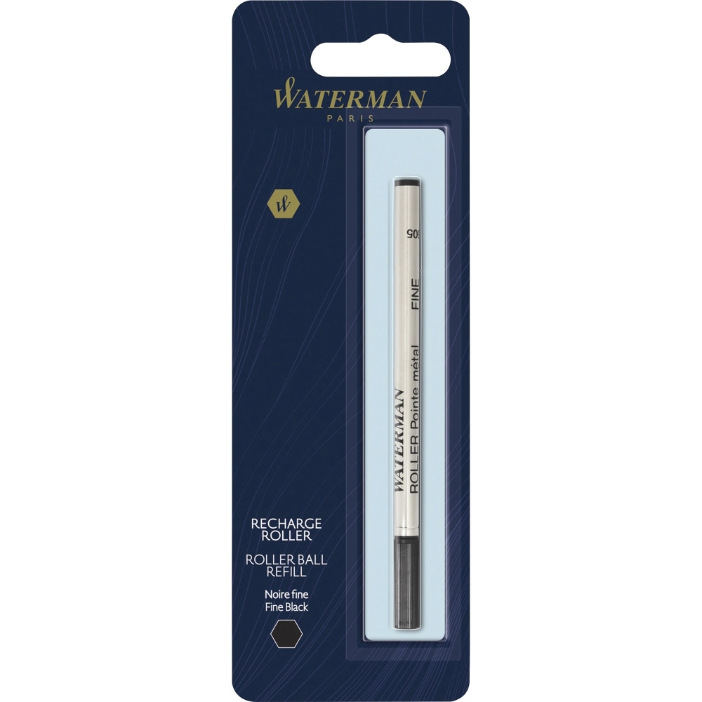 Waterman Fine Point Rollerball Pen Refill - Fine Point - Black Ink - 1 Each MPN:1964019