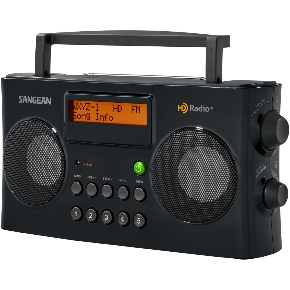 Sangean HDR-16 Radio Tuner - 5 x AM, 5 x FM - LCD Display - Portable MPN:HDR-16