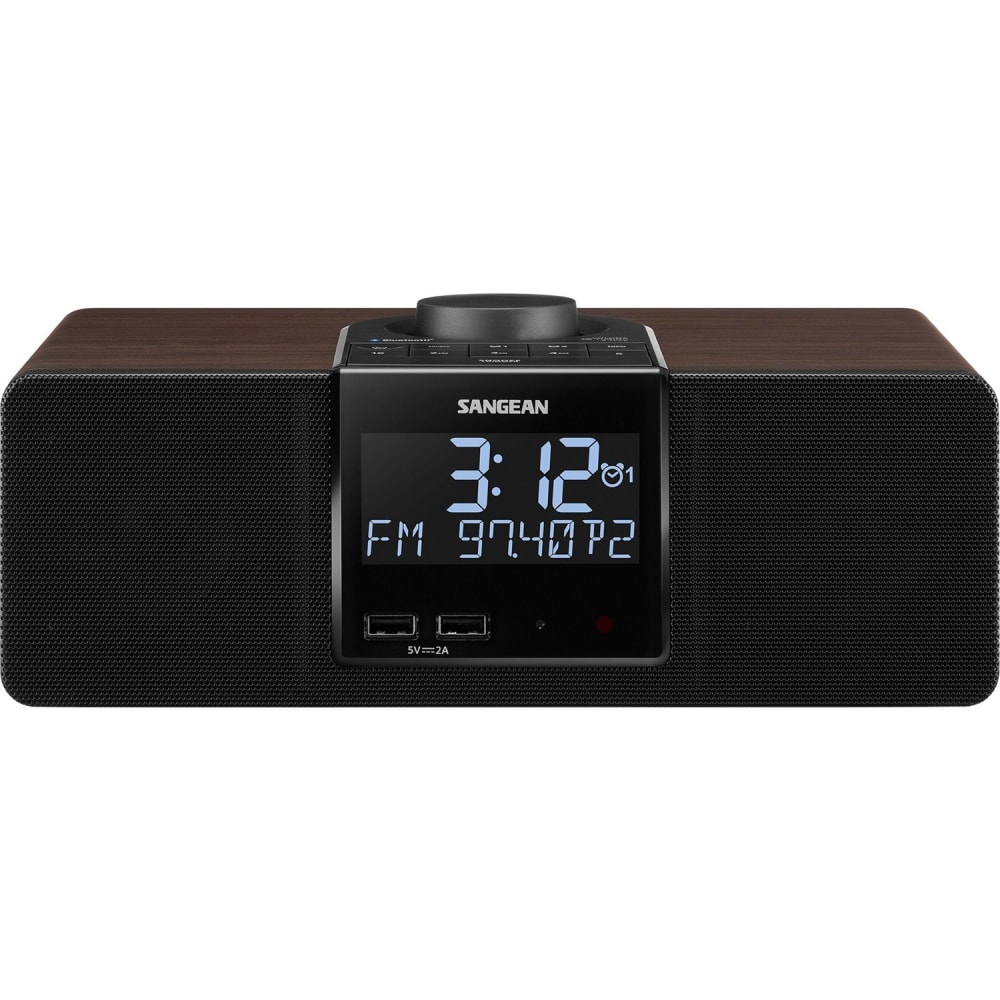 Sangean RCR-40 Clock Radio - 3.50 W RMS - 2 x Alarm - AM, FM, MW - USB MPN:RCR-40