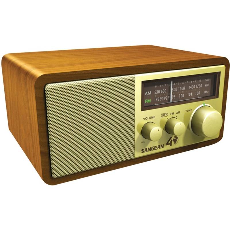 Sangean FM / AM Analog Wooden Cabinet Receiver - Headphone MPN:WR11SE