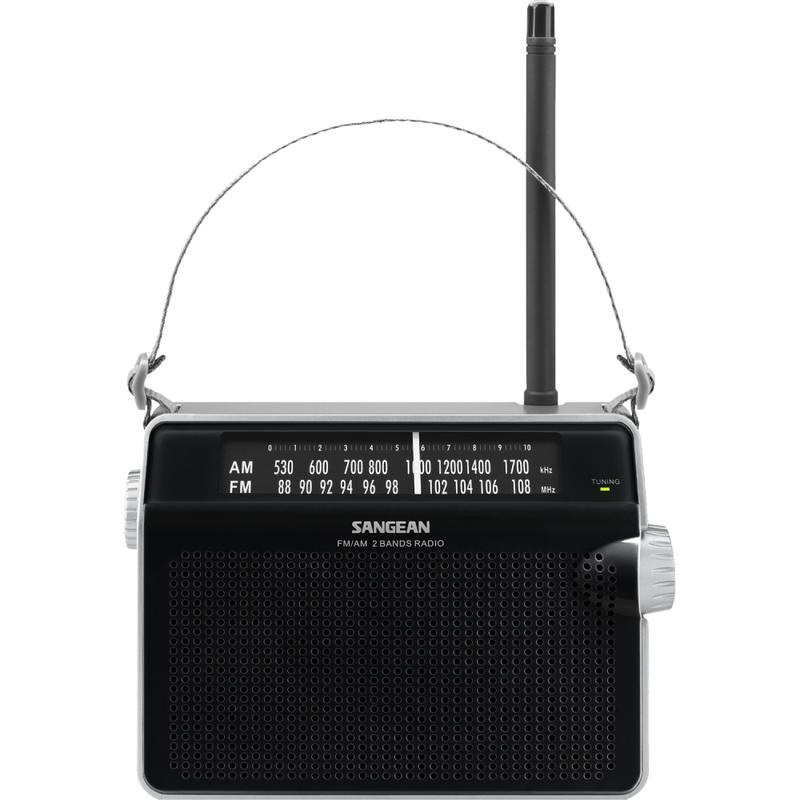 Sangean FM / AM Compact Analogue Tuning Portable Receiver - Headphone - 4 (Min Order Qty 2) MPN:PR-D6BK