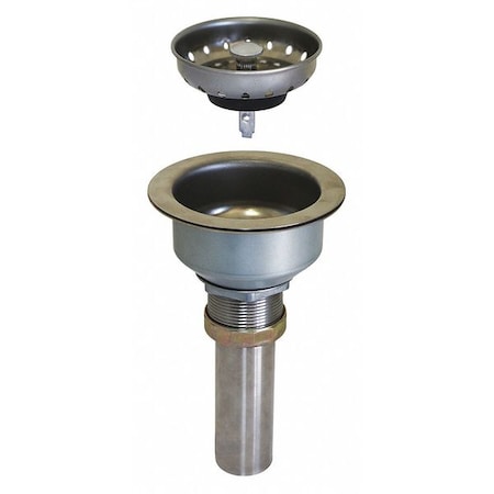 Strainer, SS, Size 3-1/2 in. to 4 in. MPN:1011