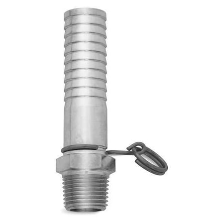 Hose Adapter, Stainless Steel, Hose Barb 3/4 in. Inlet MPN:N14S