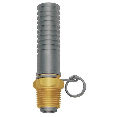 Swivel Hose Adapter, Brass, 5/8