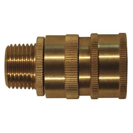 Hose Adapter, Brass, 1/2 in. MNPT Outlet MPN:N24