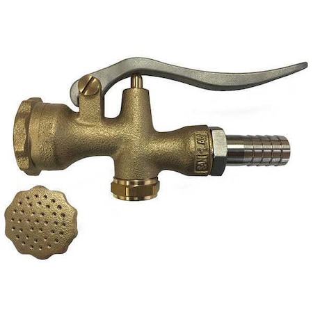 Spray Nozzle, 100 PSI Max, Brass, 3/4