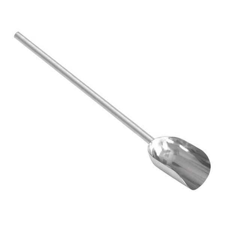 Hand Scoop, 16 oz., Silver, 23-1/2