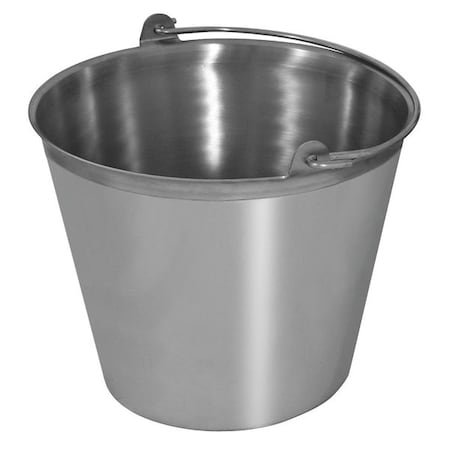 Dairy Pail, 12 1/4 in Dia, SS MPN:P13
