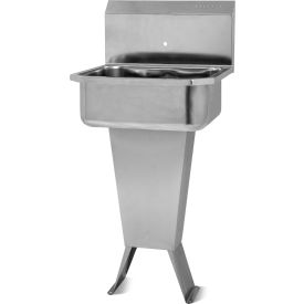 Sani-Lav® Floor Mount Sink with Pedestal Base 0-7/8
