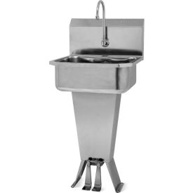 Sani-Lav® 501L Floor Mount Sink With Double Foot Pedal Valve 501L