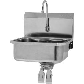 Sani-Lav® 505L Wall Mount Sink With Double Knee Pedal Valve 505L