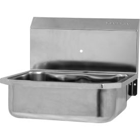 Sani-Lav® Wall Mount Sink with Holes Only 18 Gauge 6050