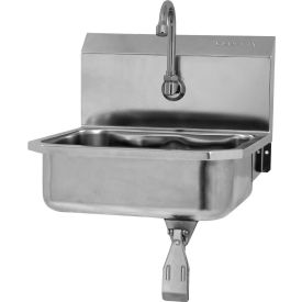 Sani-Lav® 605L Wall Mount Sink With Single Knee Pedal Valve 605L