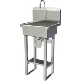Sani-Lav® Floor Mount Sink with Double Knee Pedal Valve 2.0 GPM 725FK2