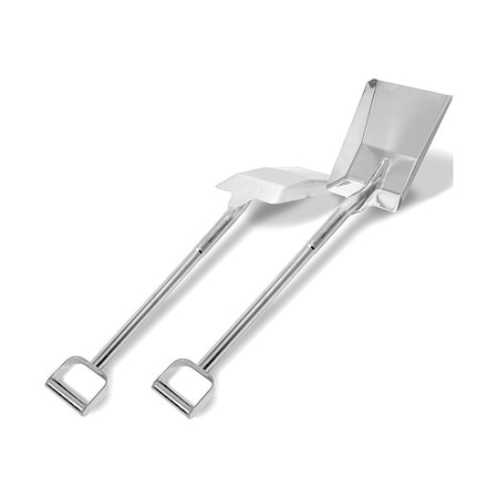 Scoop Shovel, 304 Stainless Steel Blade, 27-1/2 in L Silver 304 Stainless Steel Handle MPN:217