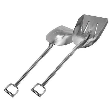 Hygienic Shovel, Stainless Steel Blade, Silver Stainless Steel Handle MPN:237R