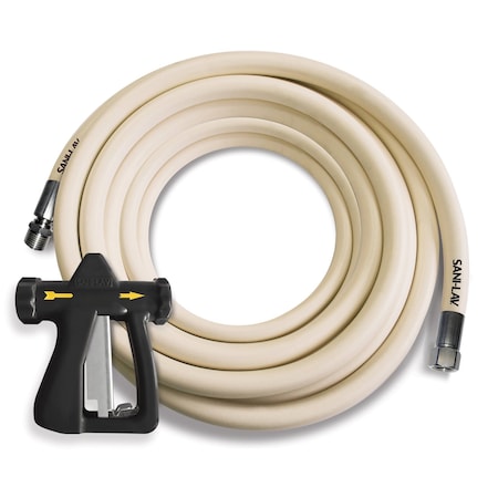 Spray Nozzle with Hose, 50 ft L, White MPN:H50W3NP1B