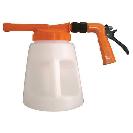 Foamer, Plastic, 3/4 In GHT, 96 oz, Orange MPN:N2F