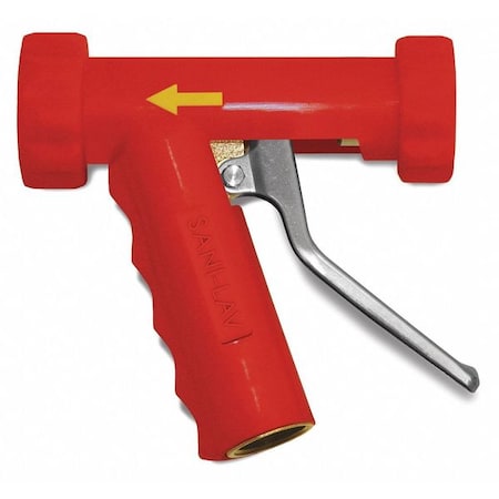 Spray Nozzle, Red, Brass/SS, Pistol Grip MPN:N8R