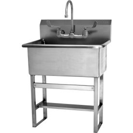 Sani-Lav® 531FF-0.5 Floor Mount Scrub Sink With Faucet Low-Flow 0.5 GPM 531FF-0.5