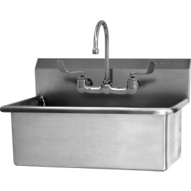 Sani-Lav® 532F-0.5 Wall Mount Scrub Sink With Faucet Low-Flow 0.5 GPM 532F-0.5