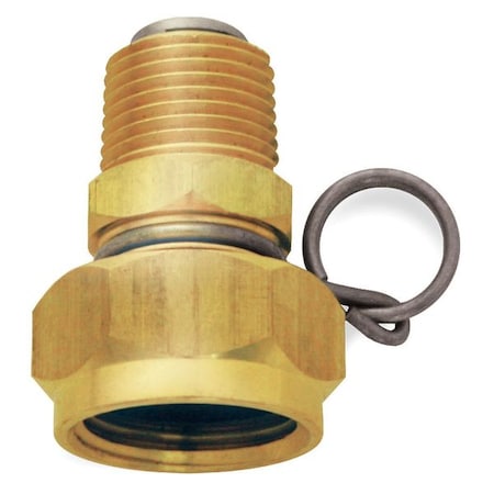 Swivel Hose Adapt, Brass, 1/2 MNPT, 2 In L MPN:N11