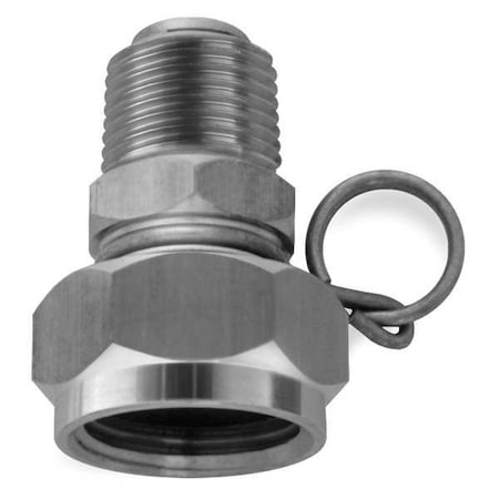 Swivel Hose Adapt, SS, 1/2 InMNPT, 2 In L MPN:N11S