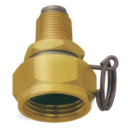 Swivel Hose Adapt, Brass, 3/8MNPT, 2 In L MPN:N12