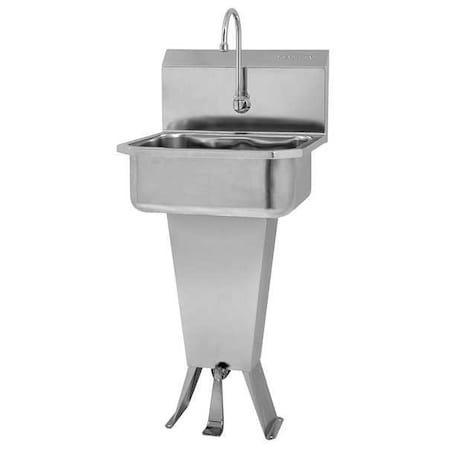 Hand Sink, With Faucet, 19 In. L, 18 In. W MPN:5011
