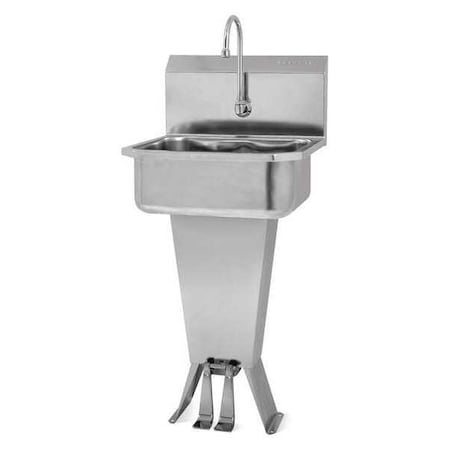 Hand Sink, 46 in. H, Double Foot Pedal MPN:501L-0.5