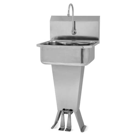 Hand Sink, With Faucet, 19 In. L, 18 In. W MPN:501L