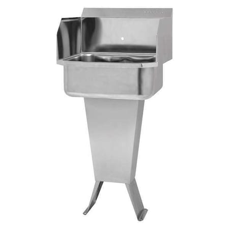 SS Floor Mnt Hand Sink, No Faucet MPN:5030