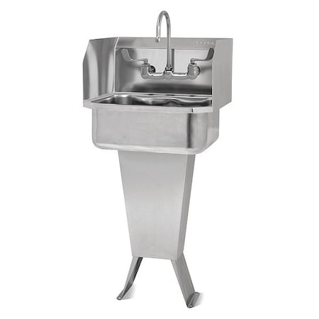 Hand Sink, 46 in. H, Wrist Blade Handles MPN:503FL-0.5