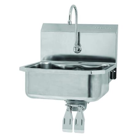 Hand Sink, With Faucet, 19 In. L, 18 In. W MPN:505L