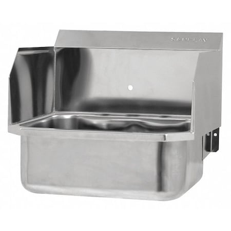 SS Wall Mnt Hand Sink, No Faucet MPN:5070
