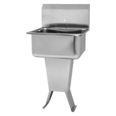 SS Floor Mnt Hand Sink, No Faucet MPN:5210
