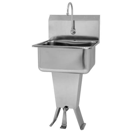 Hand Sink, With Faucet, 21 In. L, 20 In. W MPN:5211