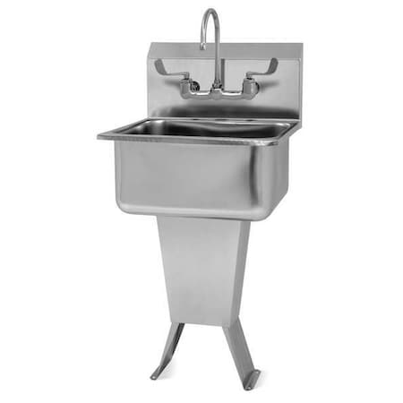 Hand Sink, With Faucet, 21 In. L, 20 In. W MPN:521FL