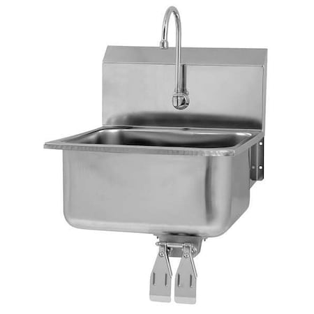 Hand Sink, With Faucet, 21 In. L, 20 In. W MPN:525L