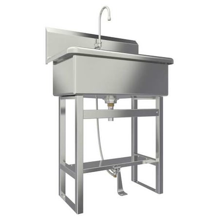 Scrub Sink 28 in x 16 1/2 in, 1, 1, Floor MPN:532F1
