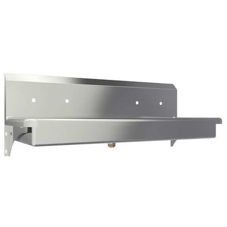 Wall Mount, 4 Hole, Not Applicable, Silver, Wash Station MPN:5A28