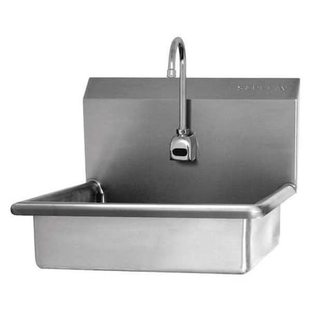 Wall Mount, 1 Hole, Sensor, Silver, Hand Sink MPN:5A4A-0.5