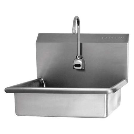 Wall Mount, 1 Hole, Sensor, Silver, Hand Sink MPN:5A4B-0.5
