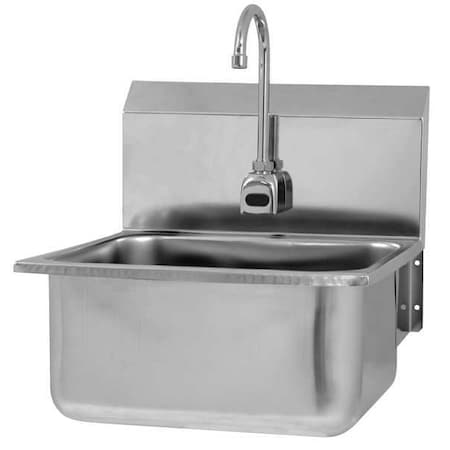 Hand Sink, With Faucet, 21 In. L, 20 In. W MPN:ES2-525L