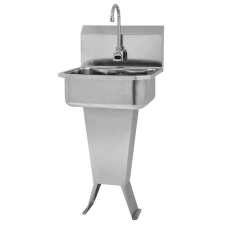 Hand Sink, With Faucet, 19 In. L, 18 In. W MPN:ESB2-501L