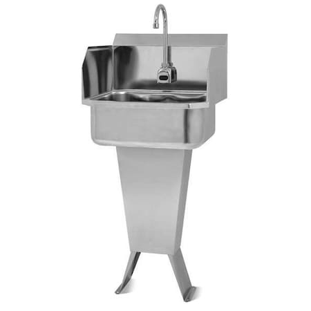 Hand Sink, With Faucet, 19 In. L, 18 In. W MPN:ESB2-503L