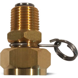 Sani-Lav® N11 Swivel Hose Adapter Brass 1/2 MNPT x 3/4 FGHT N11